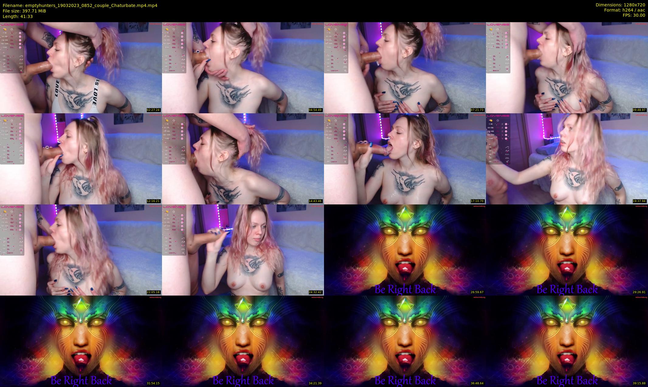 emptyhunters — 42 minute Chaturbate couple cam show recording, 720p, Mar 19, 2023