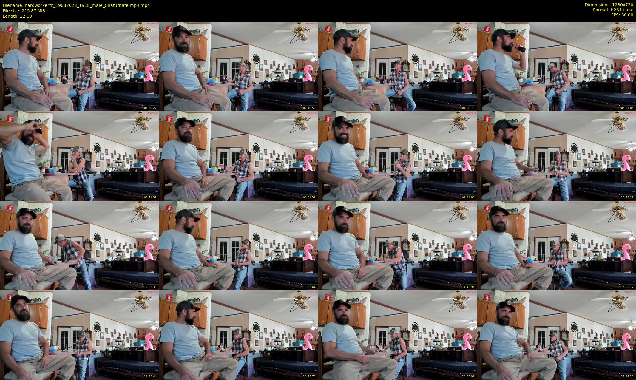 hardworkertn — 23 minute Chaturbate male cam show recording, 720p, Mar 19, 2023