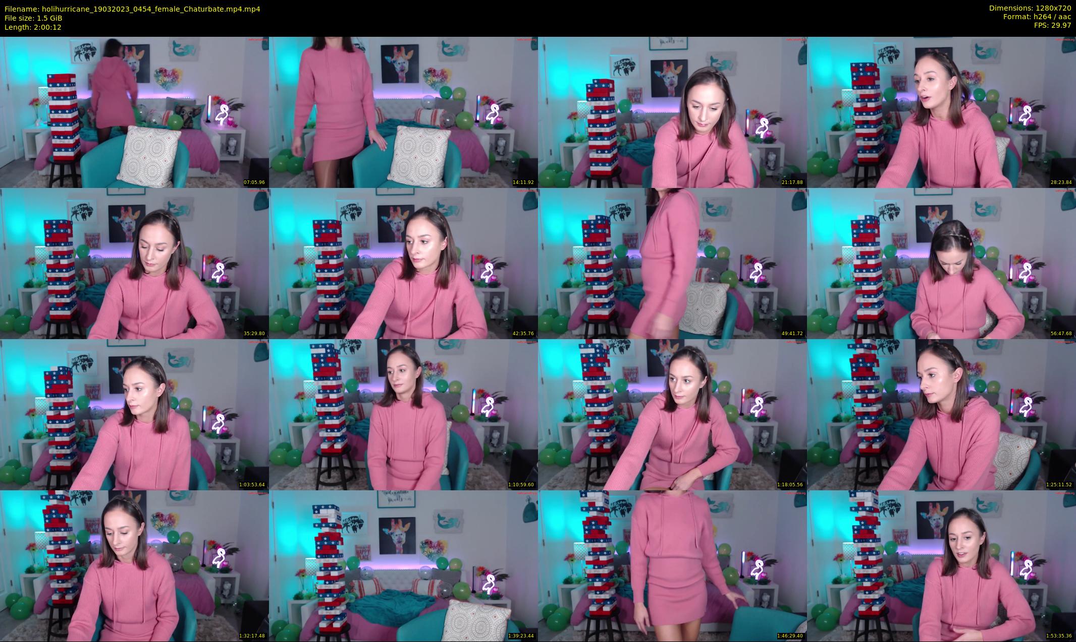 holihurricane — 121 minute Chaturbate female cam show recording, 720p, Mar 19, 2023