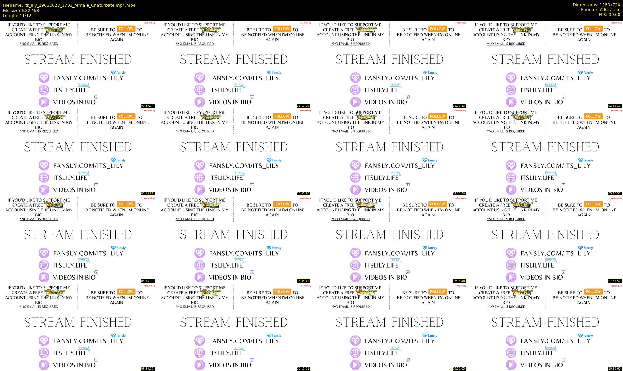 its_lily — 12 minute Chaturbate female cam show recording, 720p, Mar 19, 2023