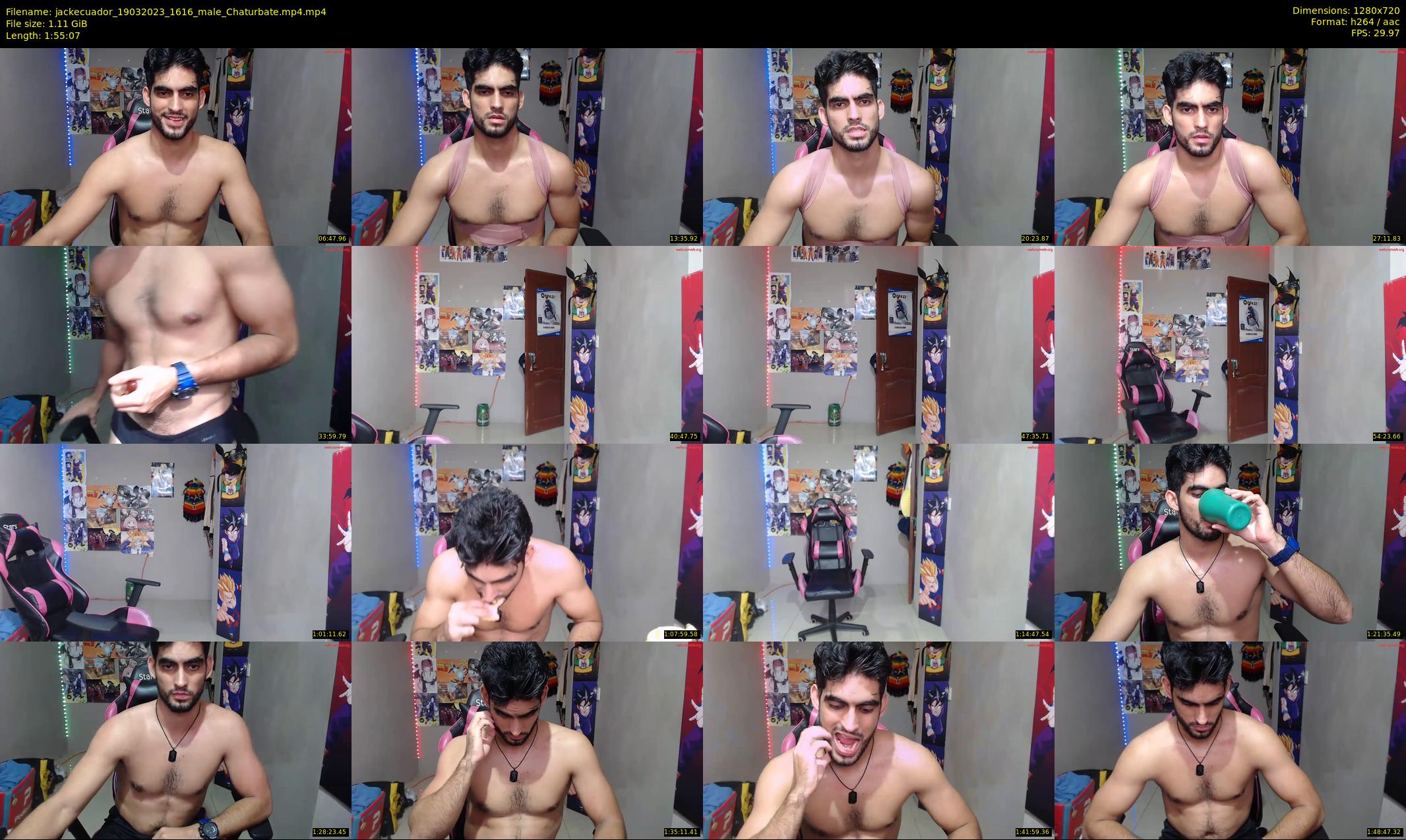 jackecuador — 116 minute Chaturbate male cam show recording, 720p, Mar 19, 2023