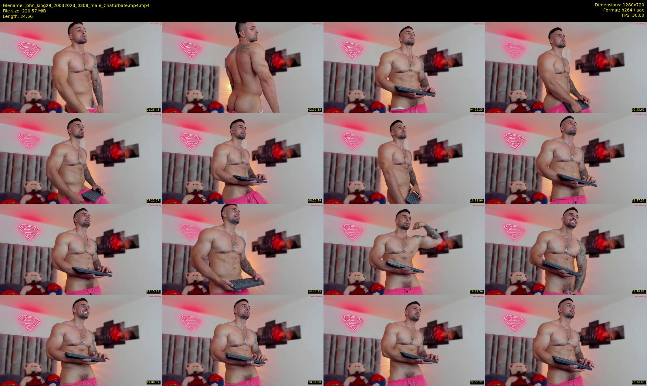 john_king29 — 25 minute Chaturbate male cam show recording, 720p, Mar 20, 2023