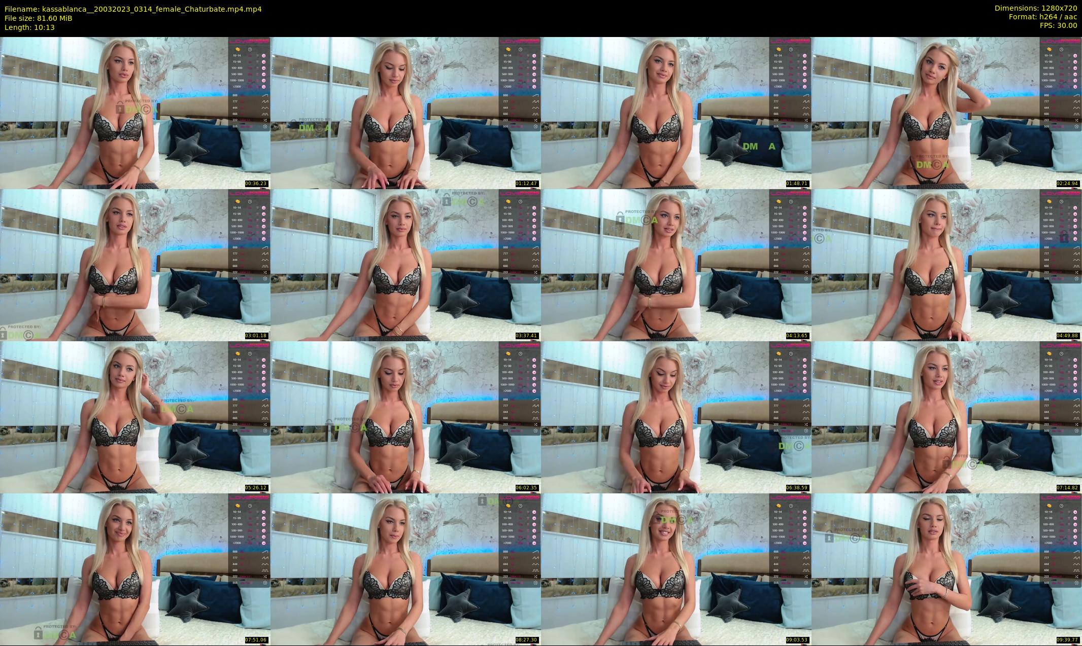kassablanca_ — 11 minute Chaturbate female cam show recording, 720p, Mar 20, 2023
