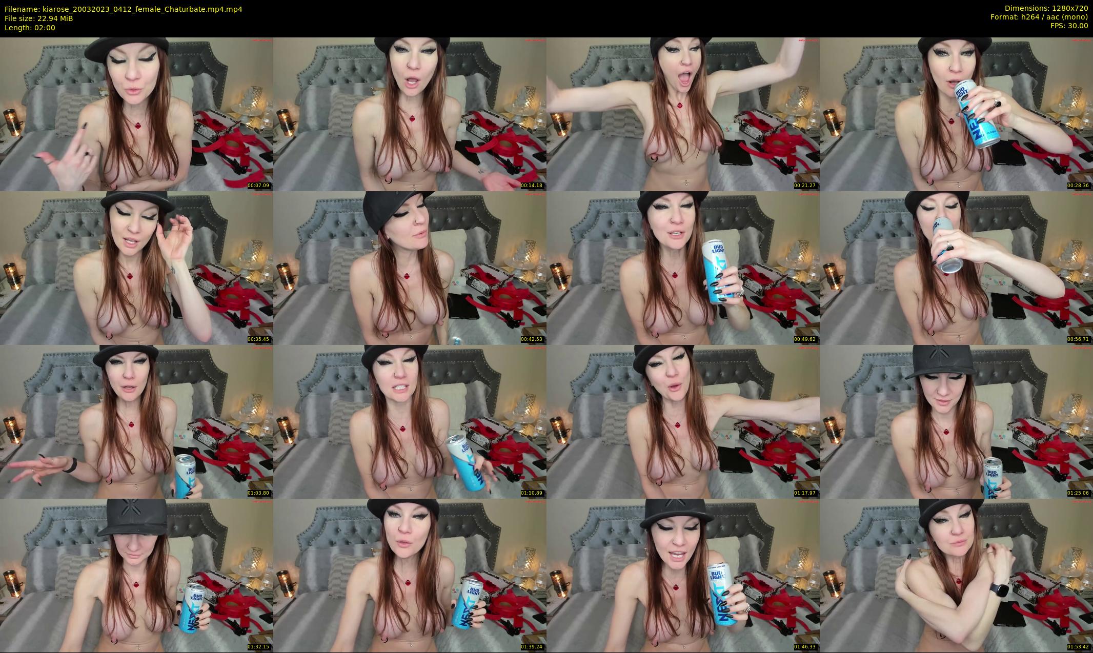 kiarose — 2 minute Chaturbate female cam show recording, 720p, Mar 20, 2023