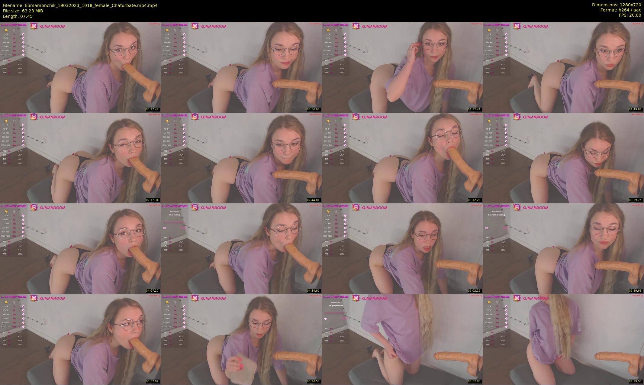 kumamonchik — 8 minute Chaturbate couple cam show recording, 720p, Mar 19, 2023