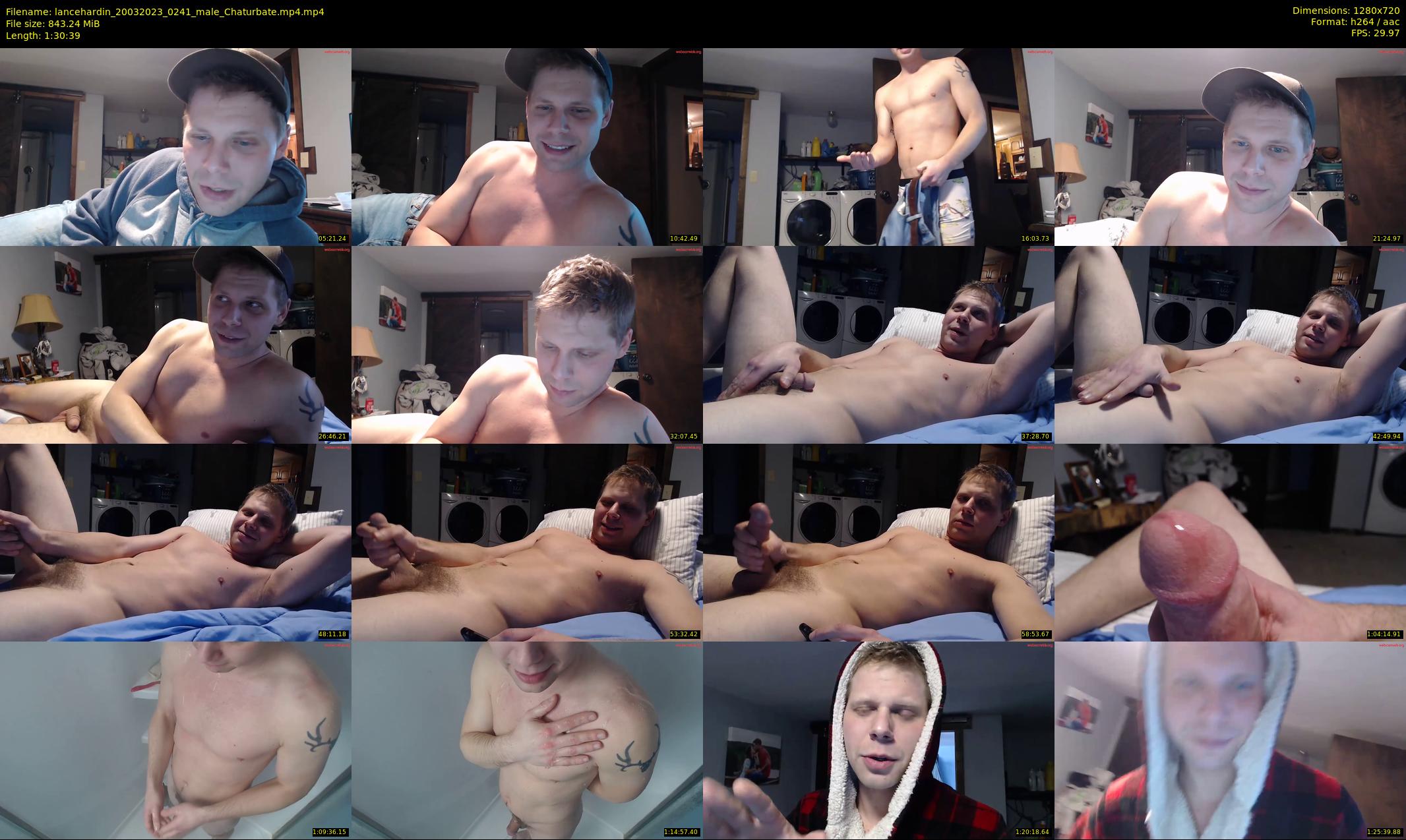 lancehardin — 91 minute Chaturbate male cam show recording, 720p, Mar 20, 2023