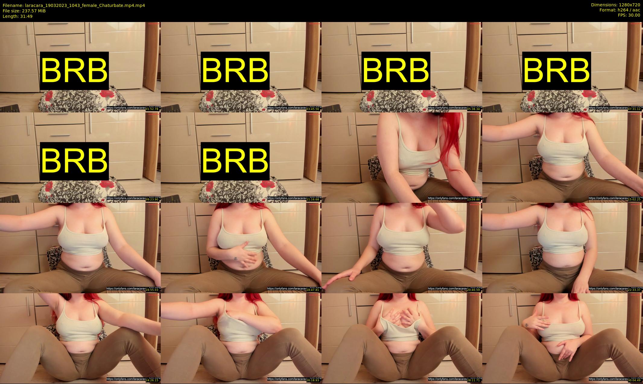 laracara — 32 minute Chaturbate female cam show recording, 720p, Mar 19, 2023