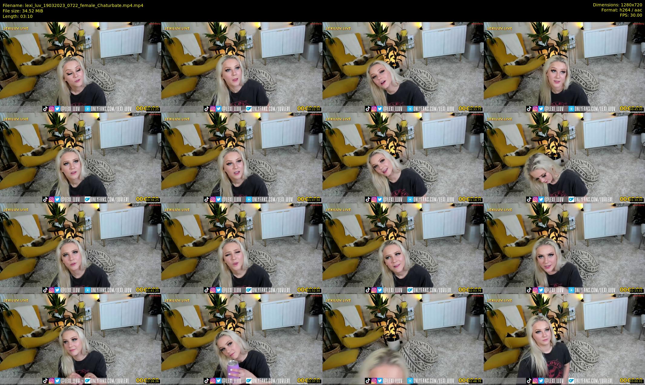 lexi_luv — 4 minute Chaturbate female cam show recording, 720p, Mar 19, 2023
