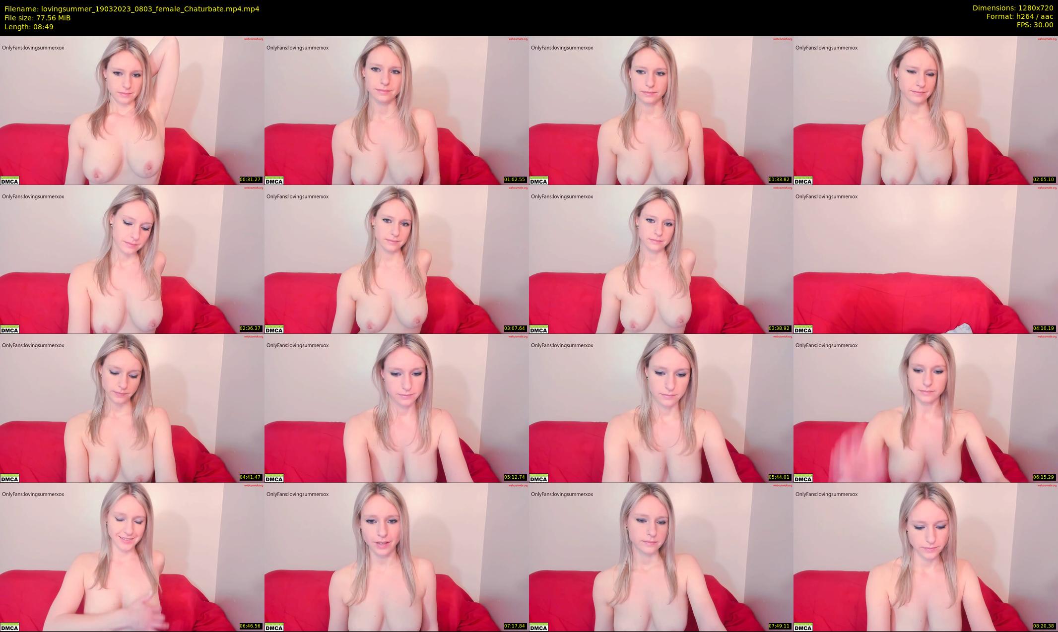 lovingsummer — 9 minute Chaturbate female cam show recording, 720p, Mar 19, 2023