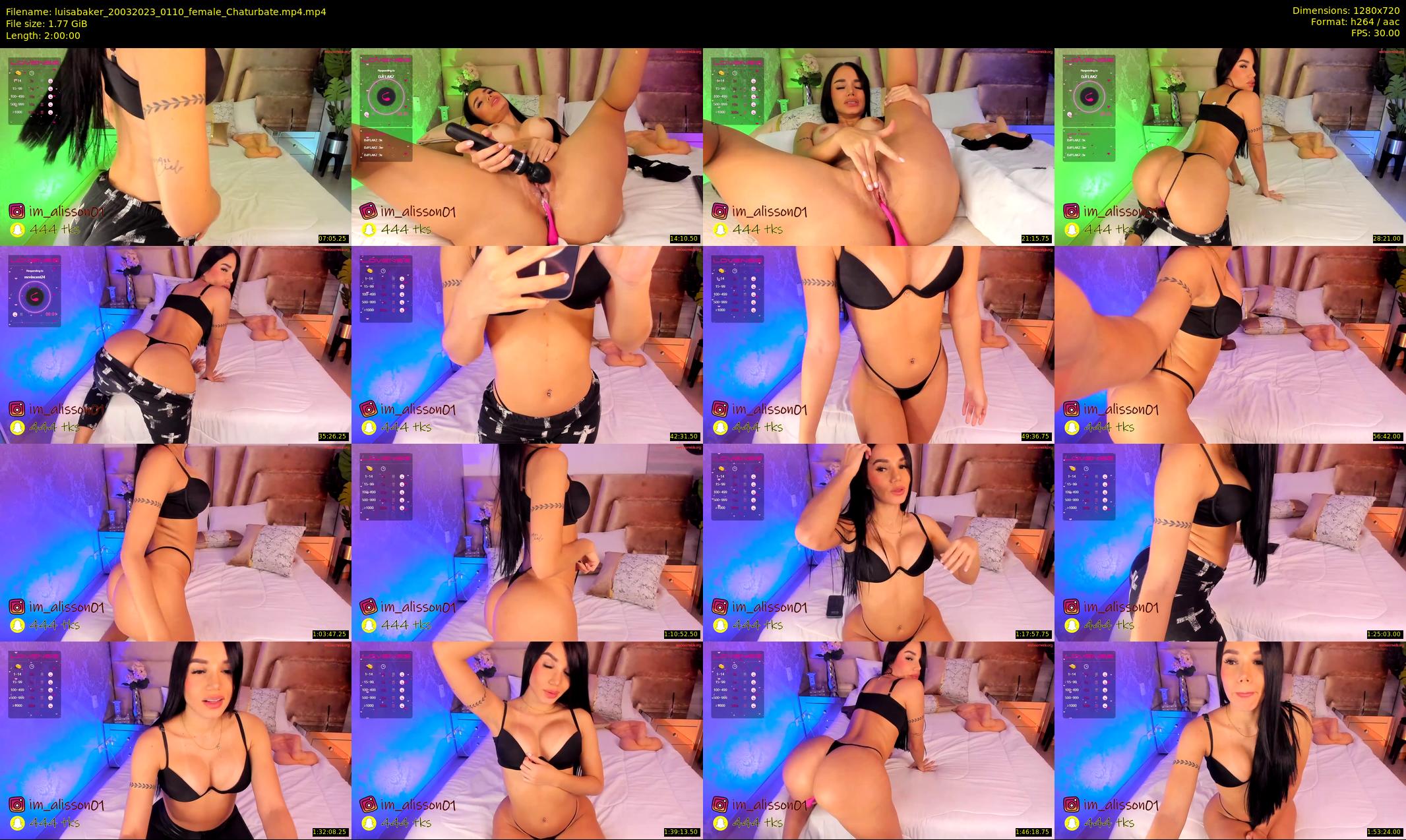 luisabaker — 120 minute Chaturbate female cam show recording, 720p, Mar 20, 2023