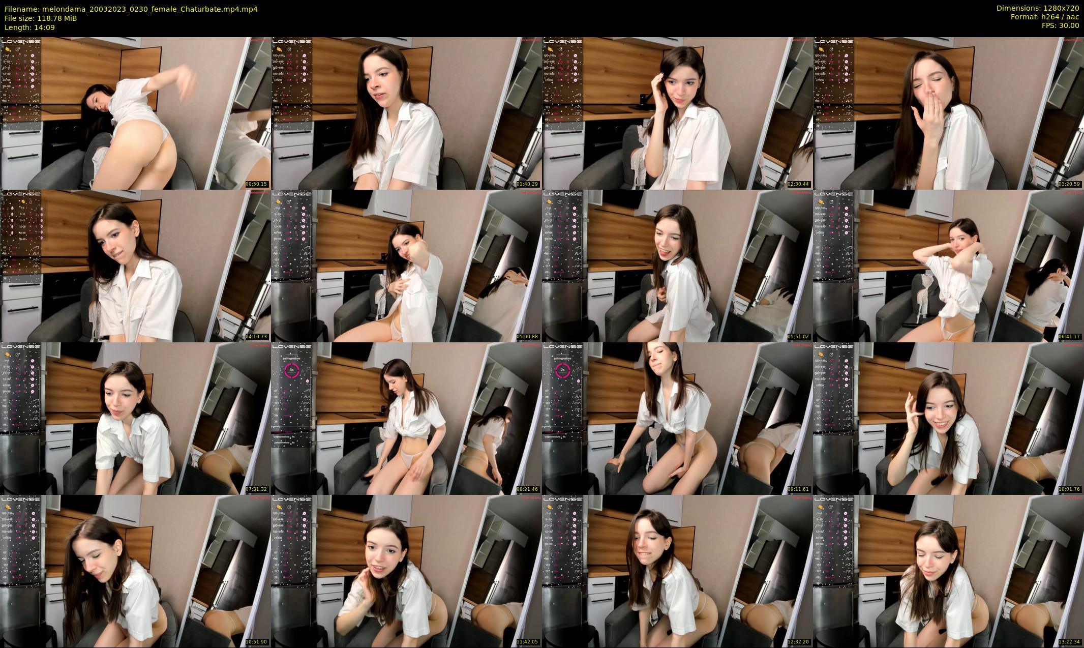 melondama — 15 minute Chaturbate female cam show recording, 720p, Mar 20, 2023
