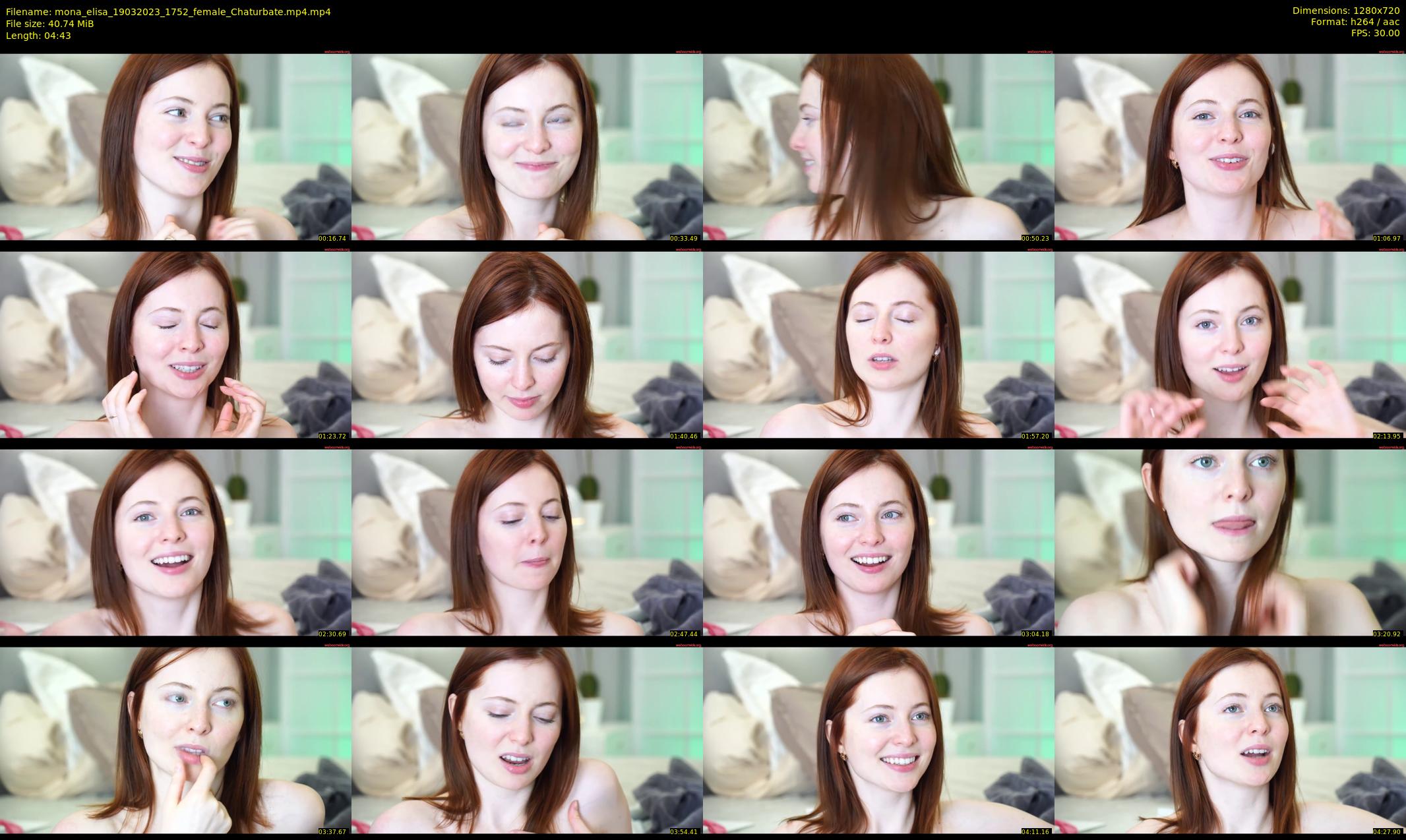 mona_elisa — 5 minute Chaturbate female cam show recording, 720p, Mar 19, 2023