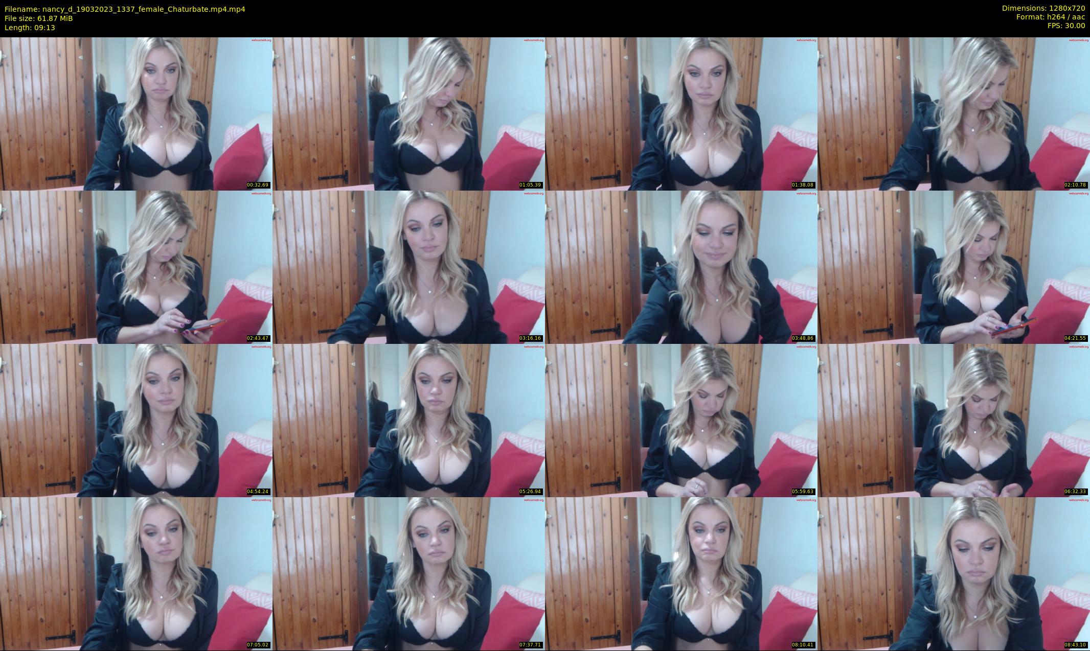 nancy_d — 10 minute Chaturbate female cam show recording, 720p, Mar 19, 2023