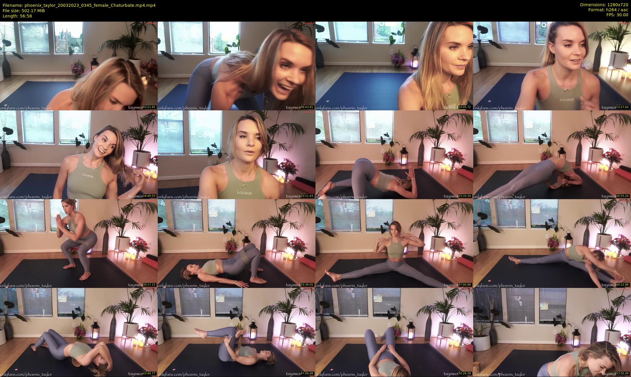 phoenix_taylor — 57 minute Chaturbate female cam show recording, 720p, Mar 20, 2023