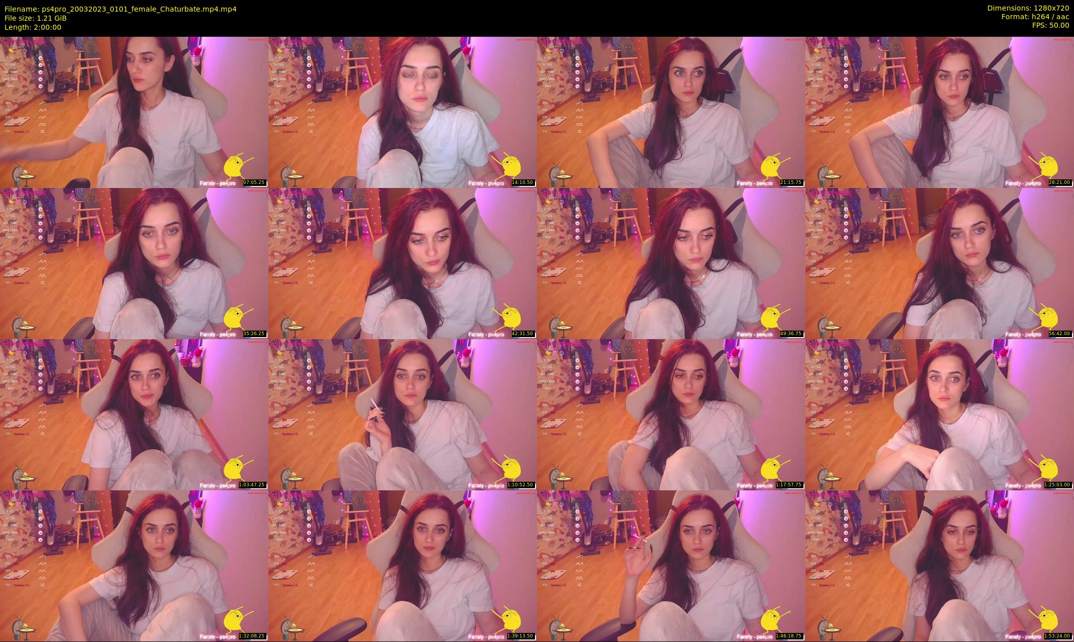 ps4pro — 120 minute Chaturbate female cam show recording, 720p, Mar 20, 2023