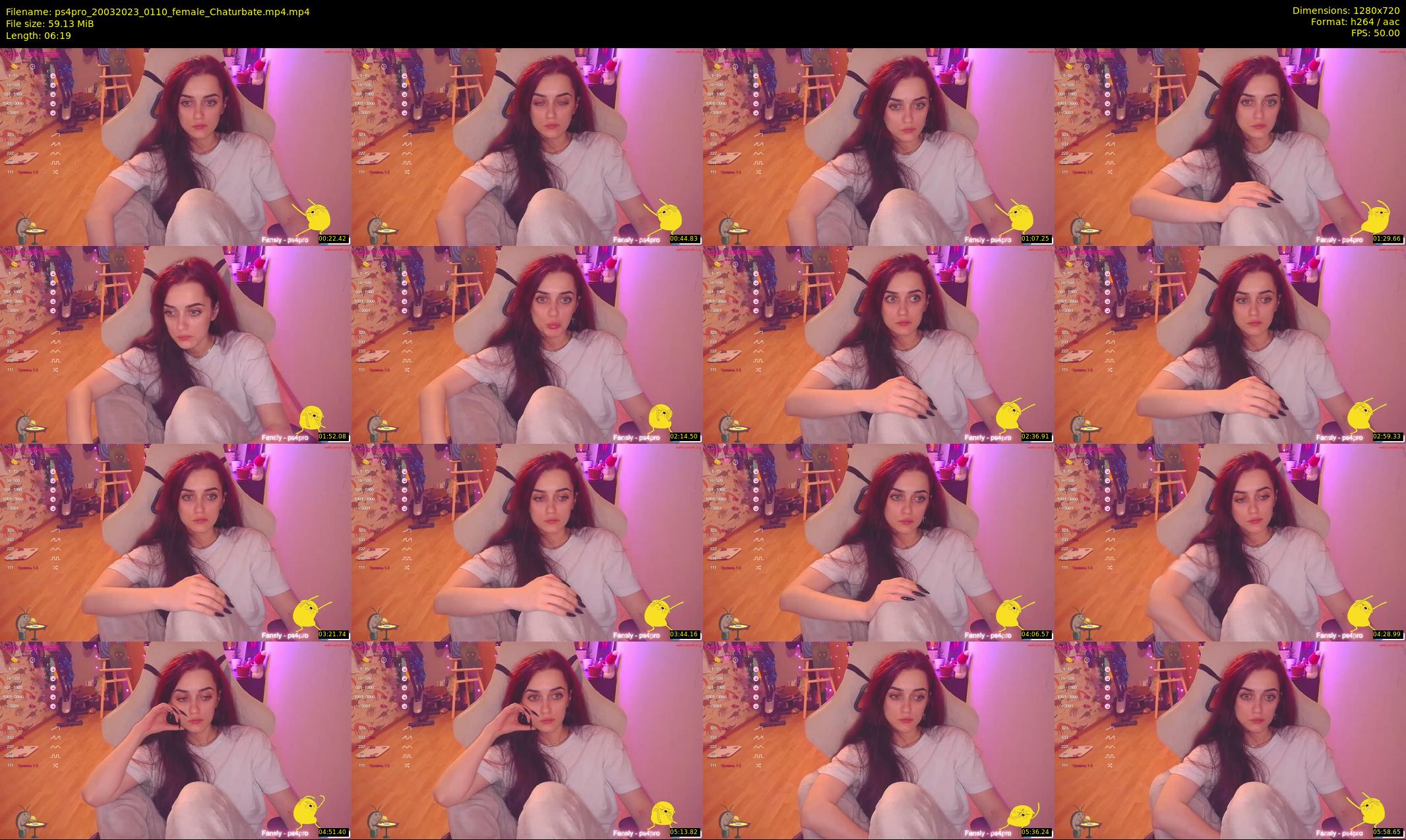 ps4pro — 7 minute Chaturbate female cam show recording, 720p, Mar 20, 2023