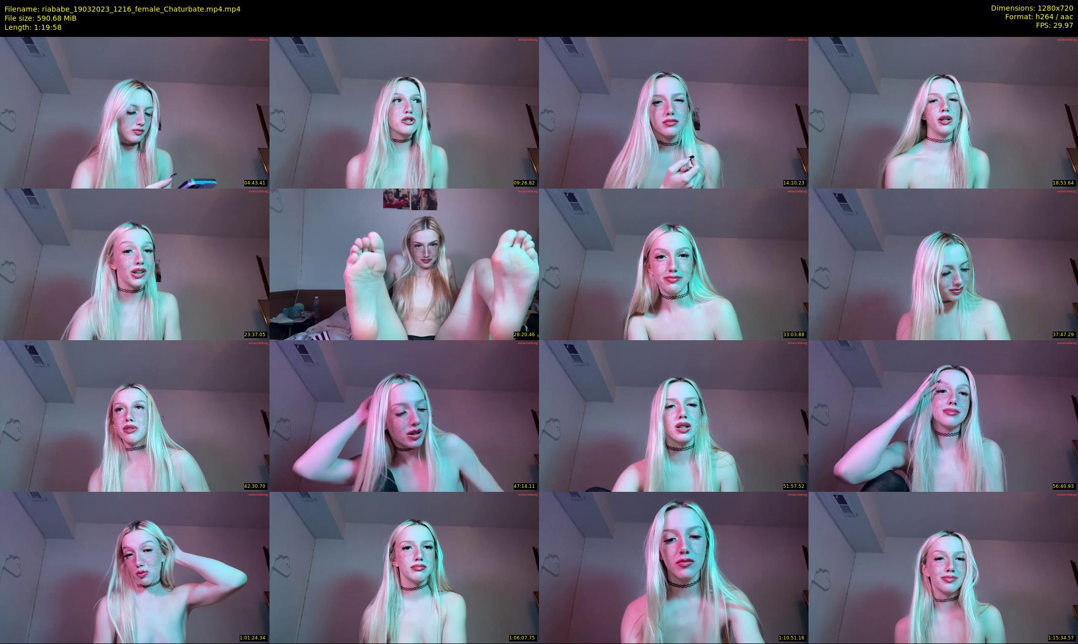 riababe — 80 minute Chaturbate female cam show recording, 720p, Mar 19, 2023
