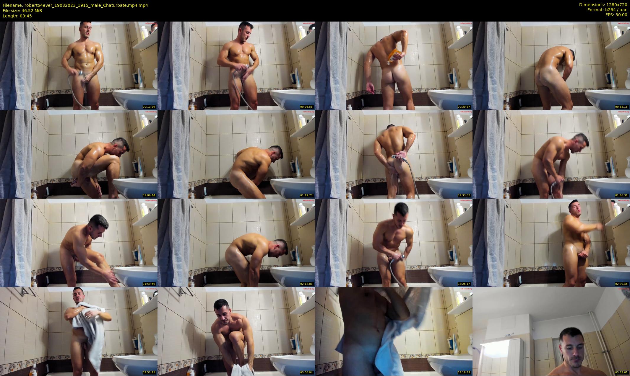 roberto4ever — 4 minute Chaturbate male cam show recording, 720p, Mar 19, 2023
