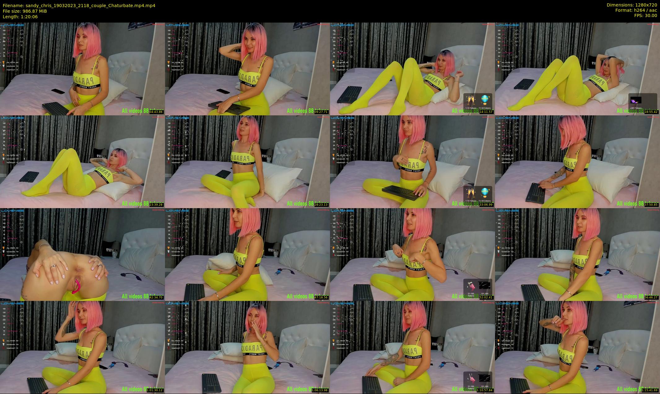 sandy_chris — 81 minute Chaturbate couple cam show recording, 720p, Mar 19, 2023