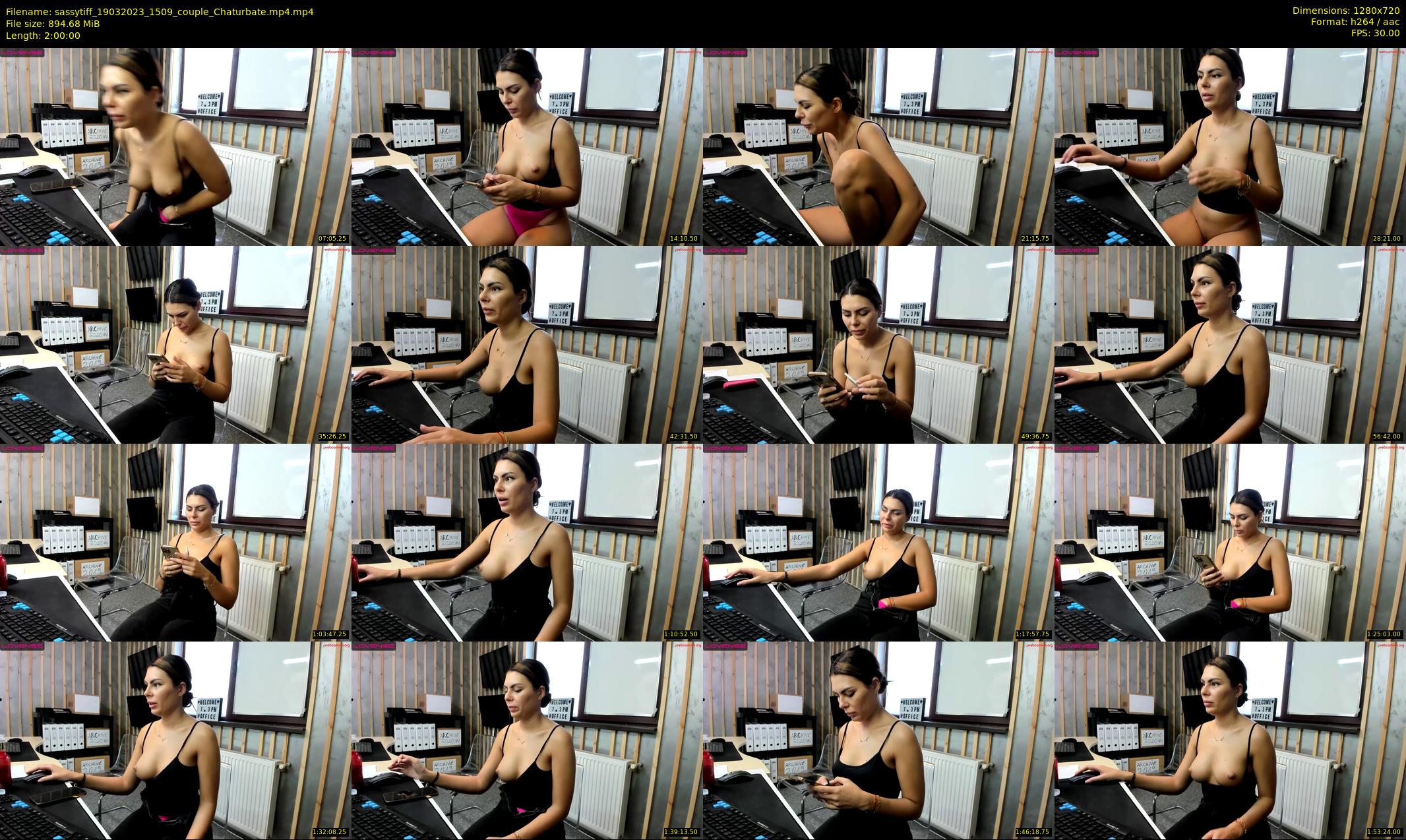 sassytiff — 120 minute Chaturbate couple cam show recording, 720p, Mar 19, 2023