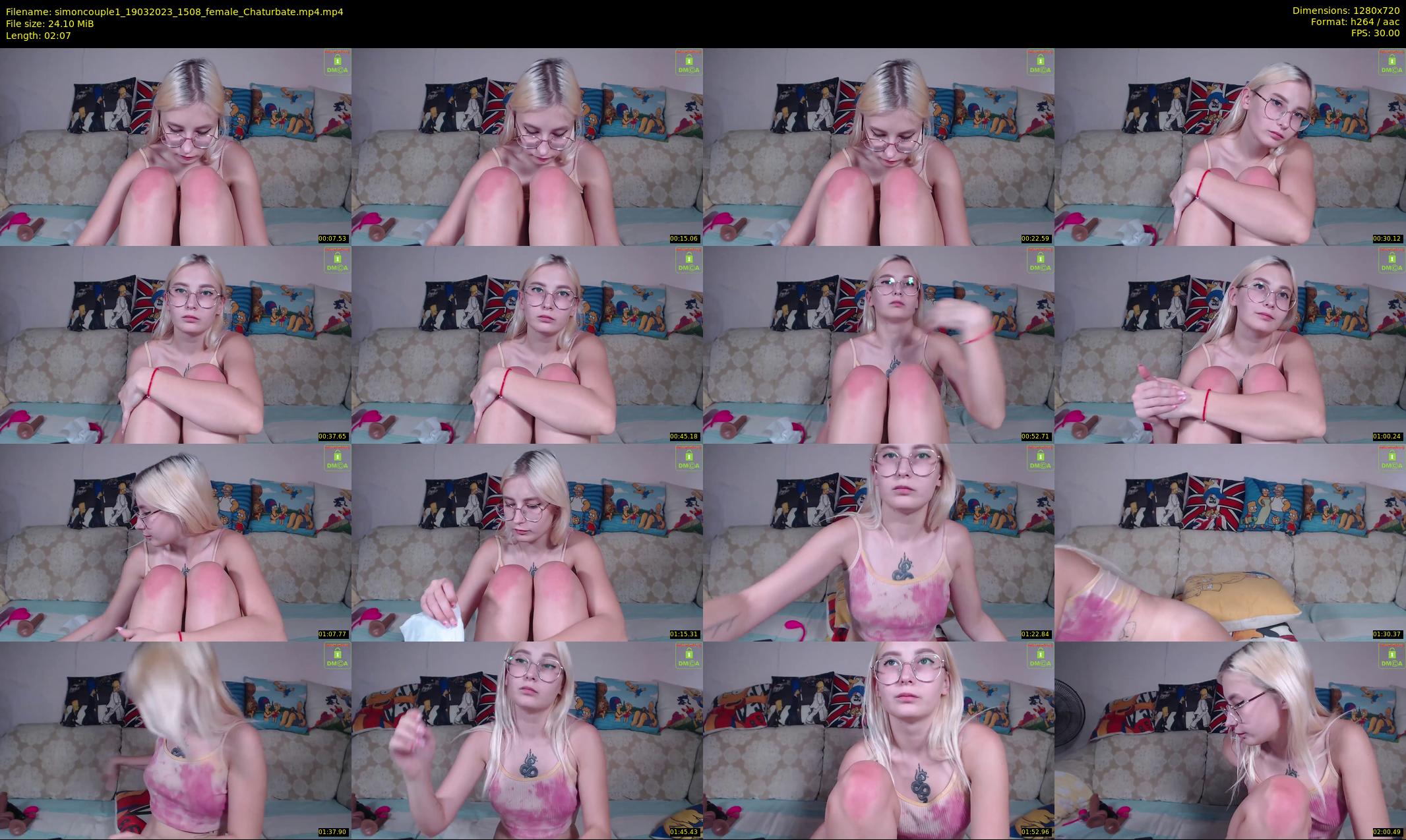 simoncouple1 — 3 minute Chaturbate couple cam show recording, 720p, Mar 19, 2023