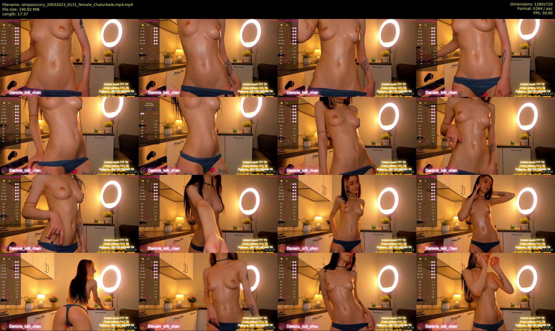 simpsoncory — 18 minute Chaturbate female cam show recording, 720p, Mar 20, 2023