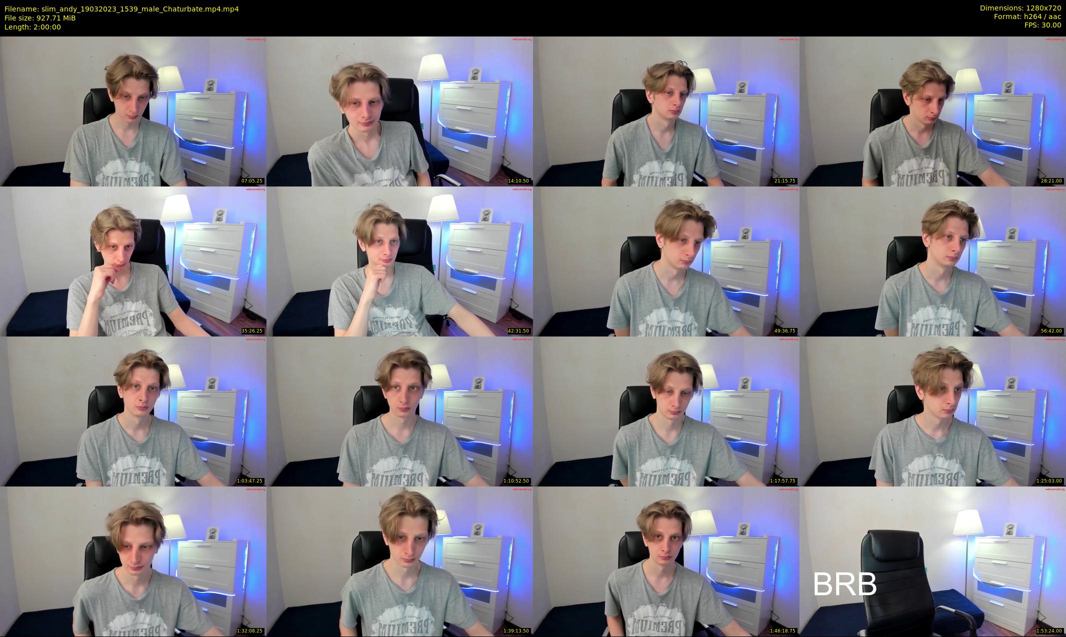 slim_andy — 120 minute Chaturbate male cam show recording, 720p, Mar 19, 2023