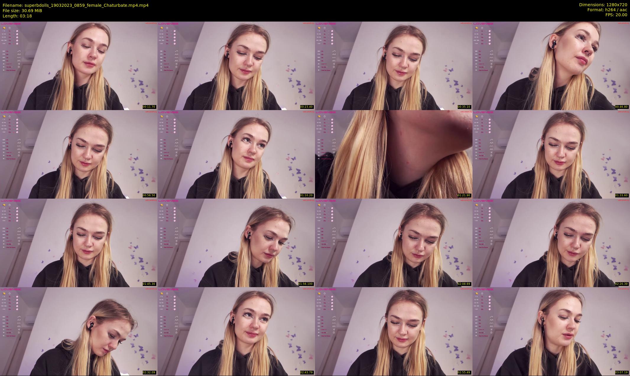 superbdolls — 4 minute Chaturbate couple cam show recording, 720p, Mar 19, 2023