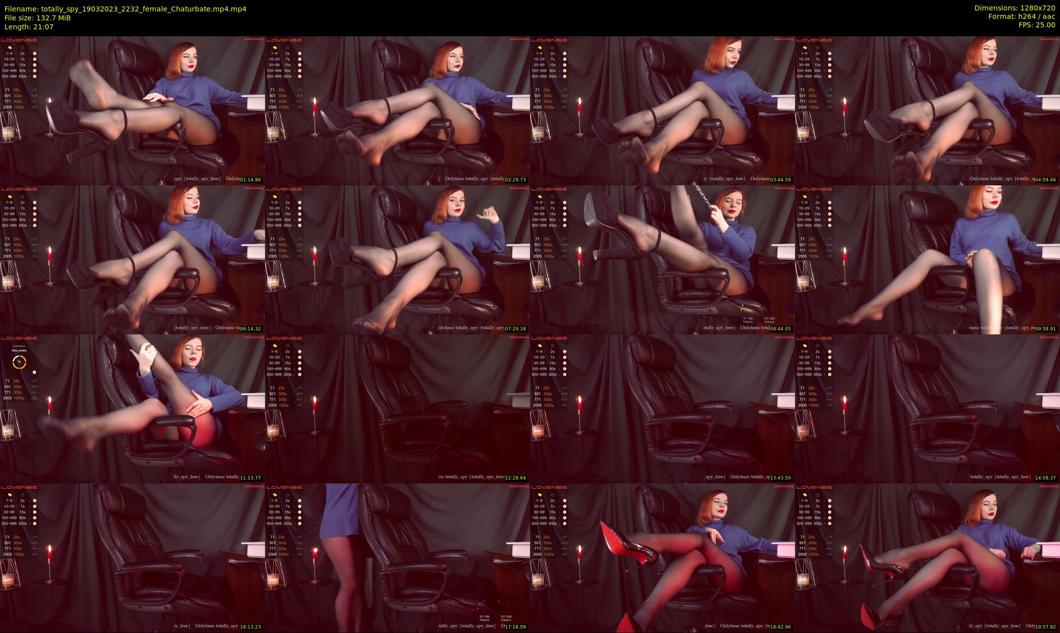 totally_spy — 22 minute Chaturbate female cam show recording, 720p, Mar 19, 2023