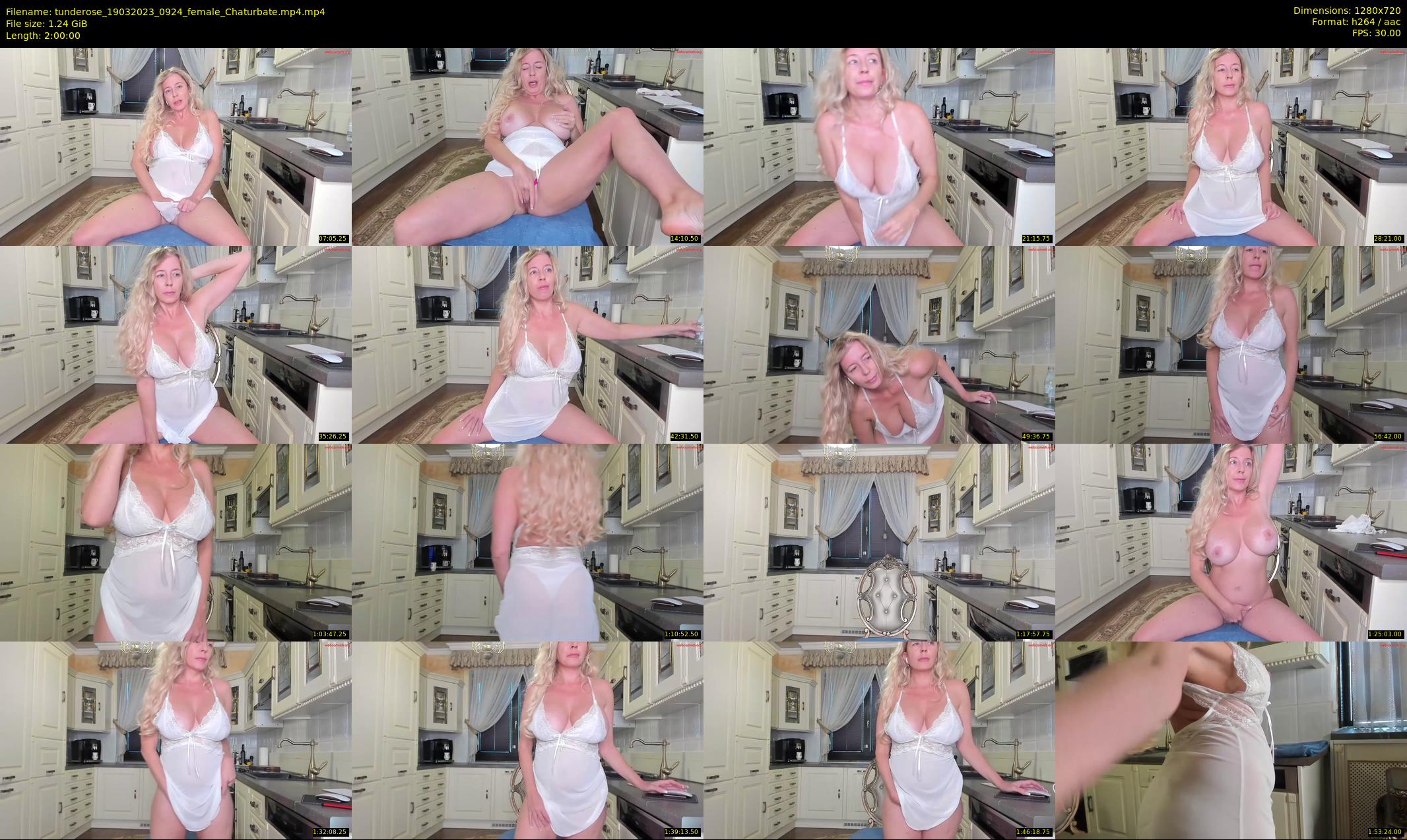 tunderose — 120 minute Chaturbate female cam show recording, 720p, Mar 19, 2023