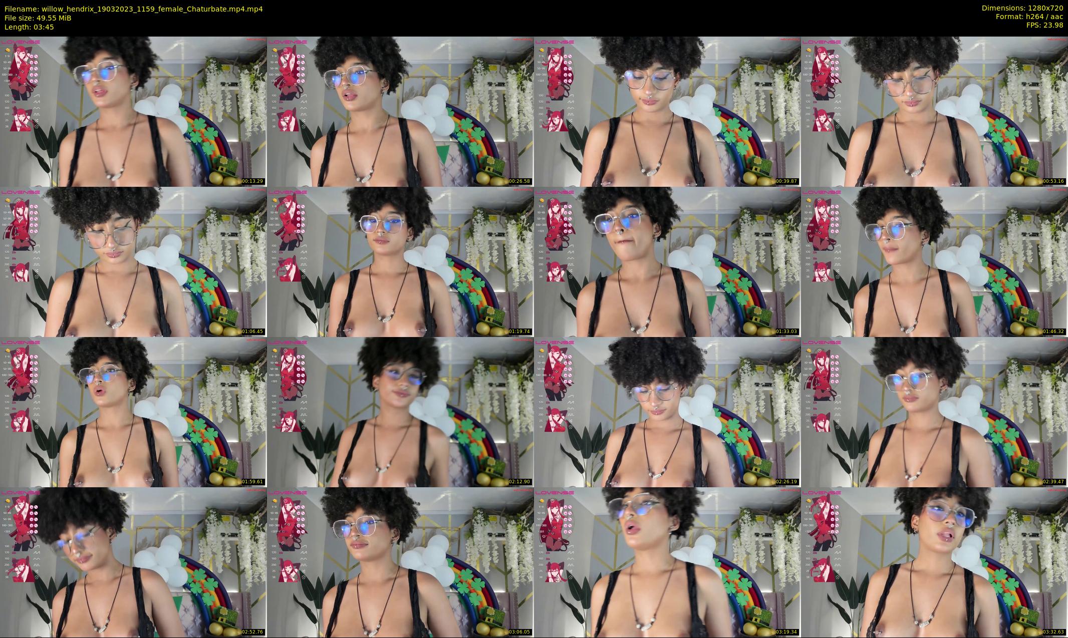 willow_hendrix — 4 minute Chaturbate female cam show recording, 720p, Mar 19, 2023