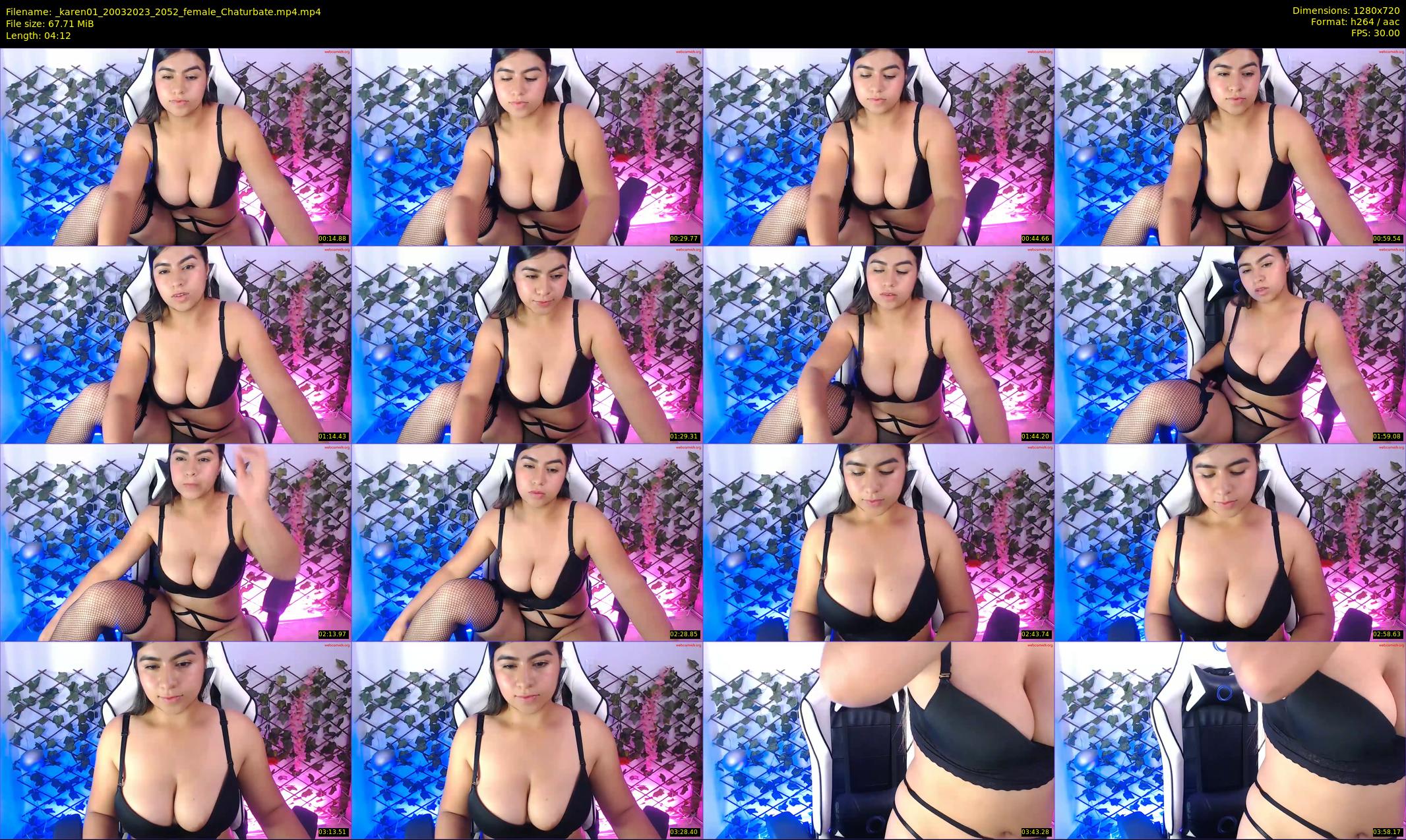 _karen01 — 5 minute Chaturbate female cam show recording, 720p, Mar 20, 2023
