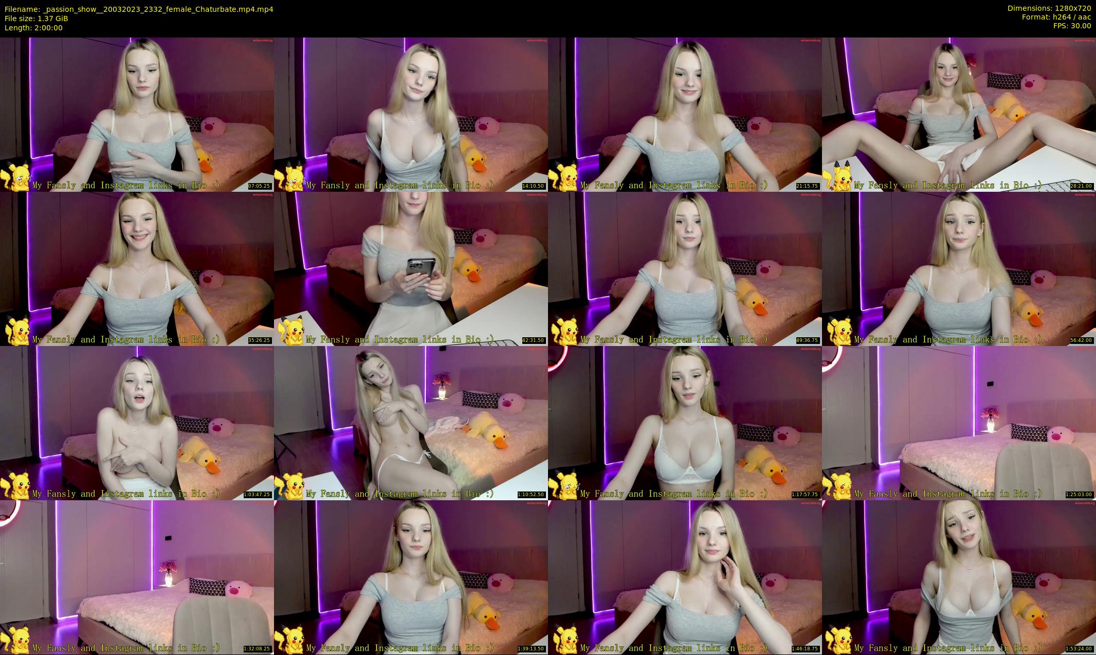 _passion_show_ — 120 minute Chaturbate couple cam show recording, 720p, Mar 20, 2023