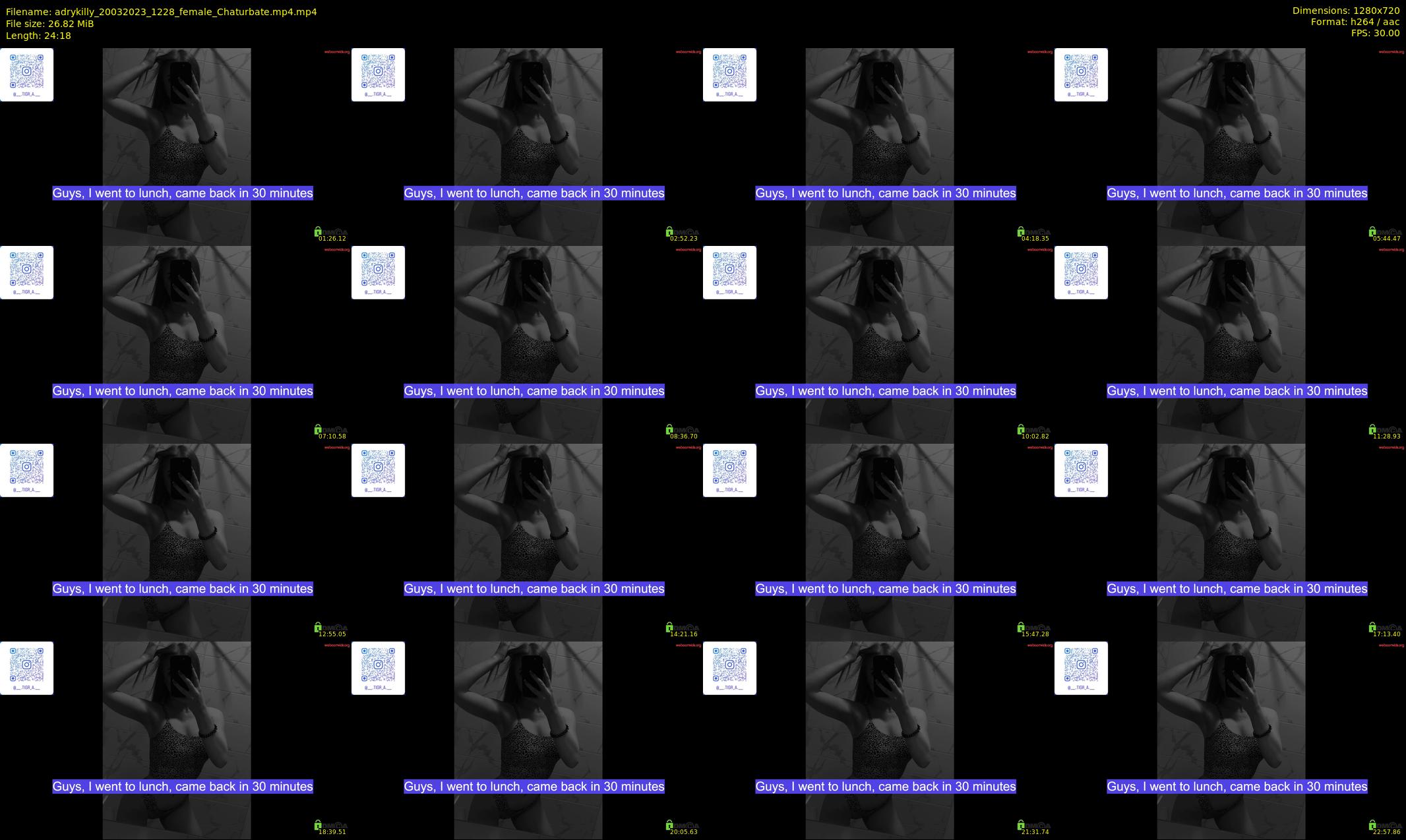 adrykilly — 25 minute Chaturbate female cam show recording, 720p, Mar 20, 2023