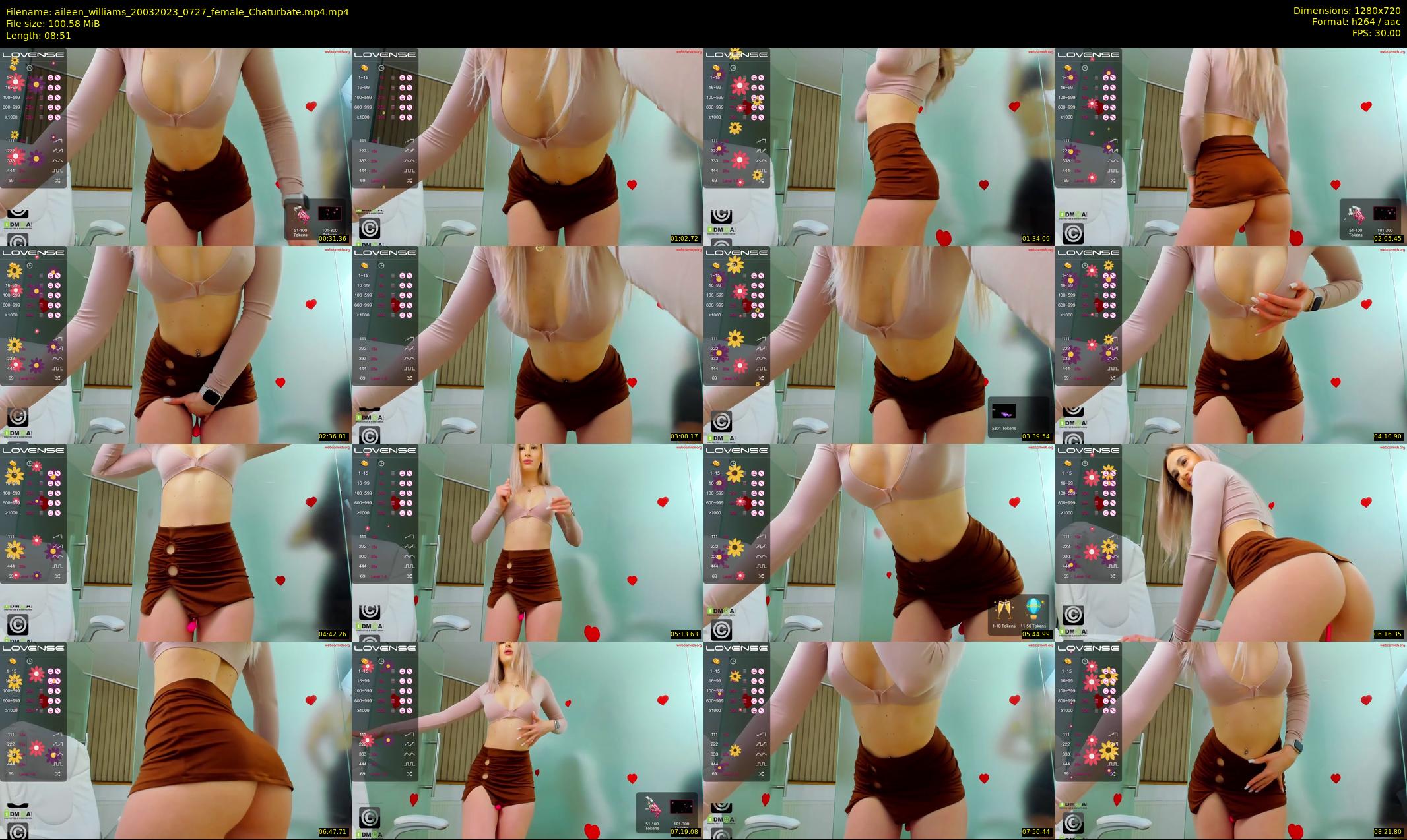 aileen_williams — 9 minute Chaturbate female cam show recording, 720p, Mar 20, 2023