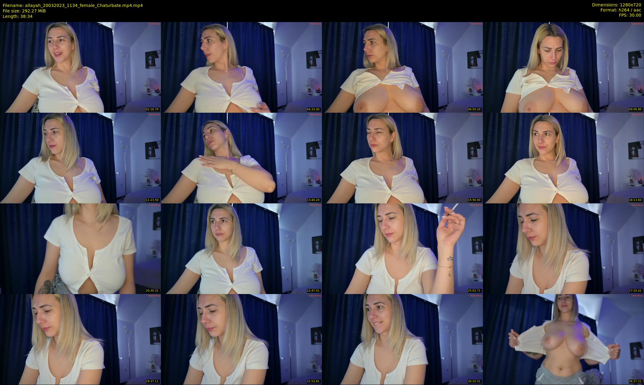 allayah — 39 minute Chaturbate female cam show recording, 720p, Mar 20, 2023