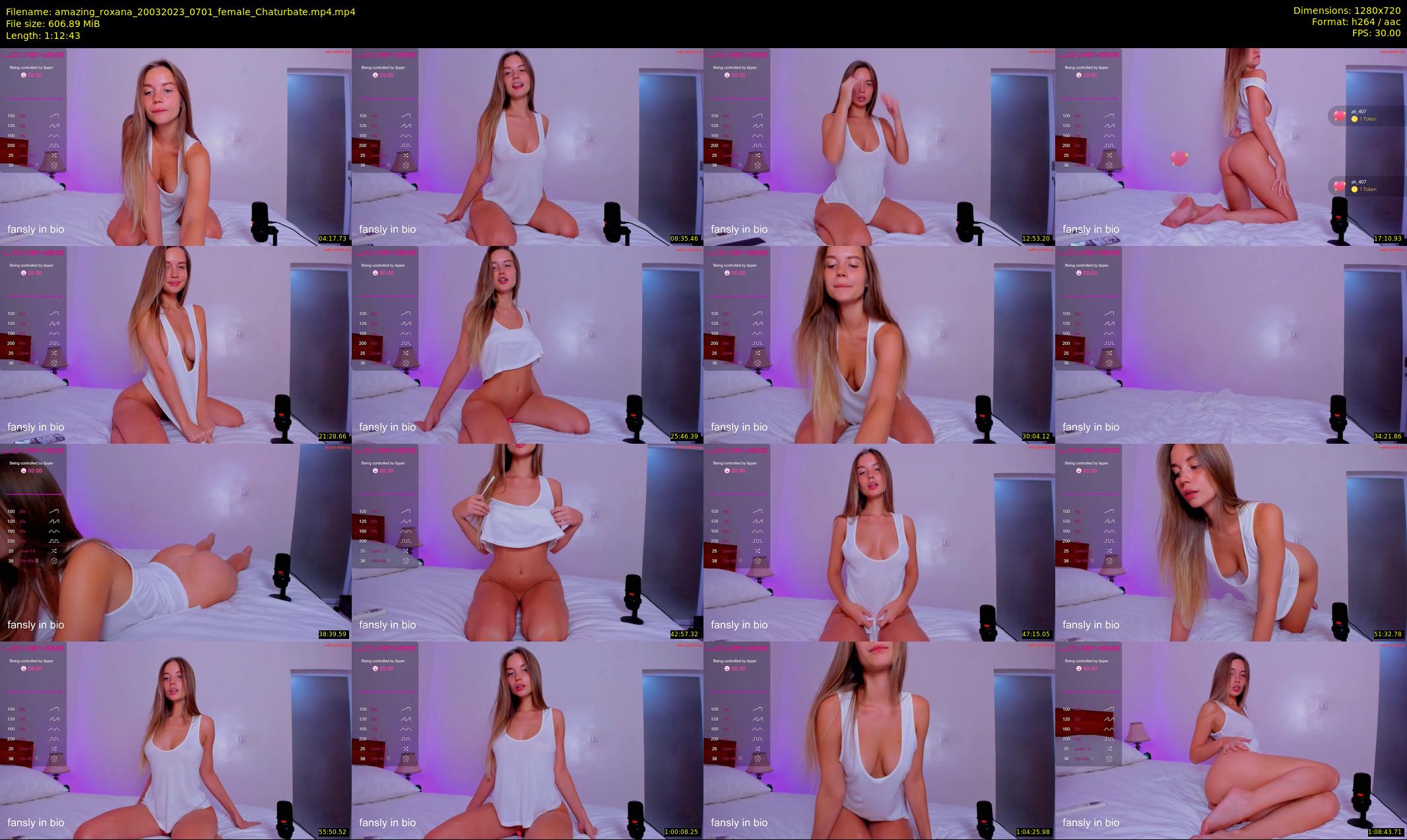 amazing_roxana — 73 minute Chaturbate female cam show recording, 720p, Mar 20, 2023