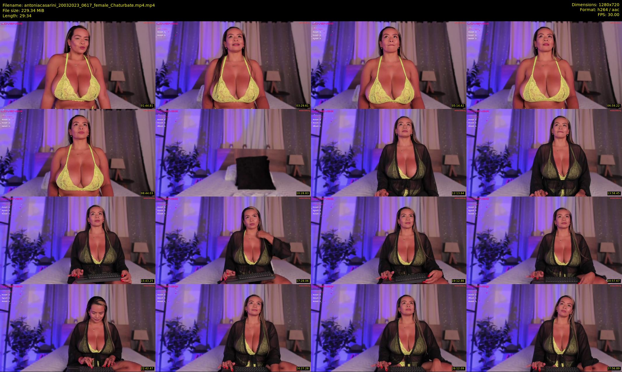 antoniacasarini — 30 minute Chaturbate female cam show recording, 720p, Mar 20, 2023