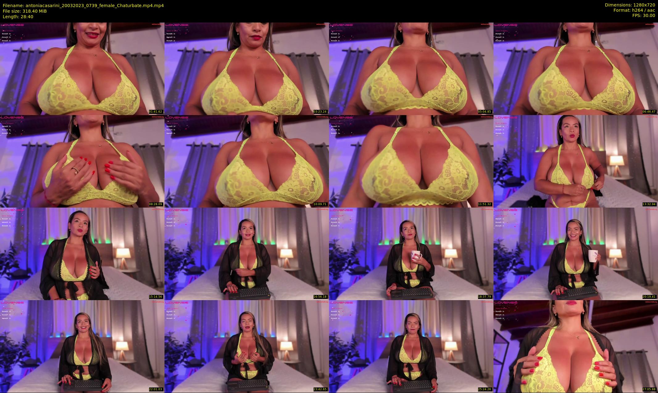 antoniacasarini — 29 minute Chaturbate female cam show recording, 720p, Mar 20, 2023
