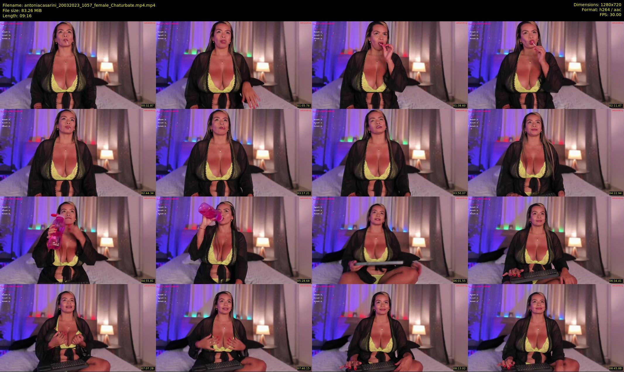 antoniacasarini — 10 minute Chaturbate female cam show recording, 720p, Mar 20, 2023