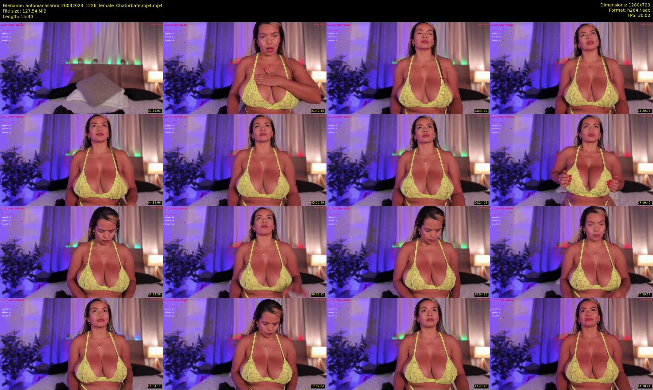 antoniacasarini — 16 minute Chaturbate female cam show recording, 720p, Mar 20, 2023