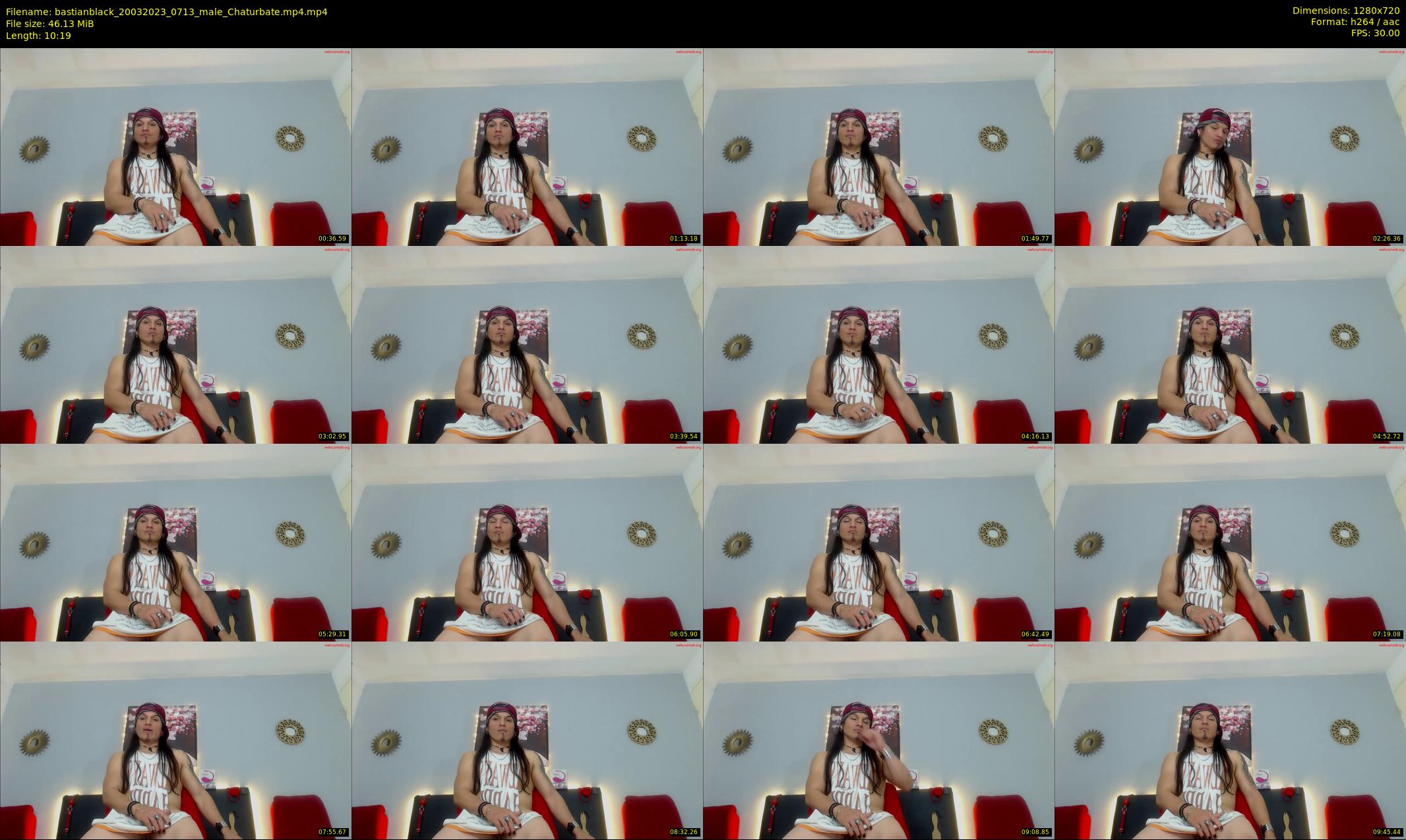 bastianblack — 11 minute Chaturbate male cam show recording, 720p, Mar 20, 2023