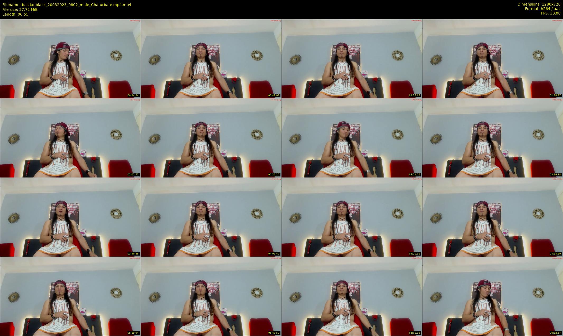 bastianblack — 7 minute Chaturbate male cam show recording, 720p, Mar 20, 2023