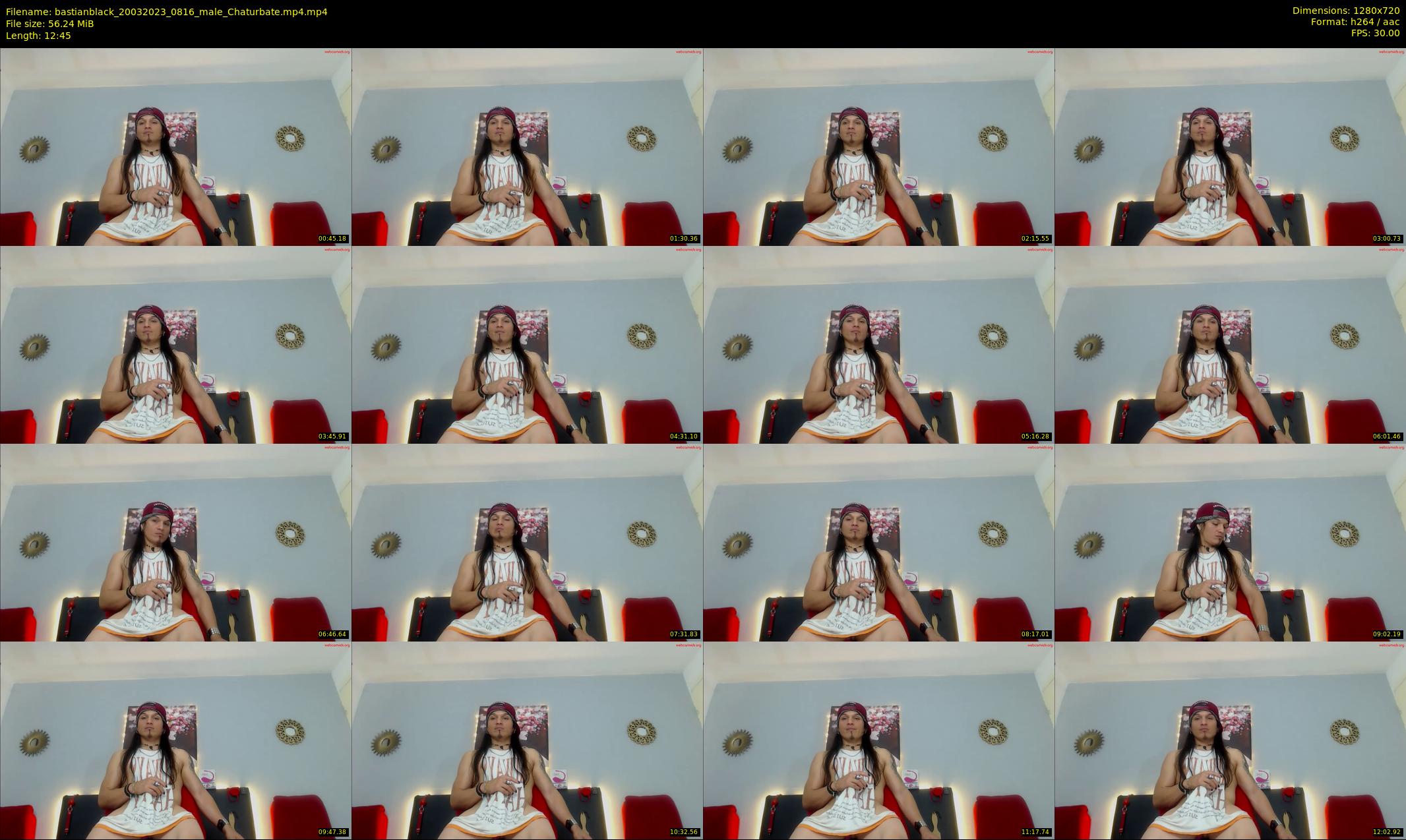 bastianblack — 13 minute Chaturbate male cam show recording, 720p, Mar 20, 2023