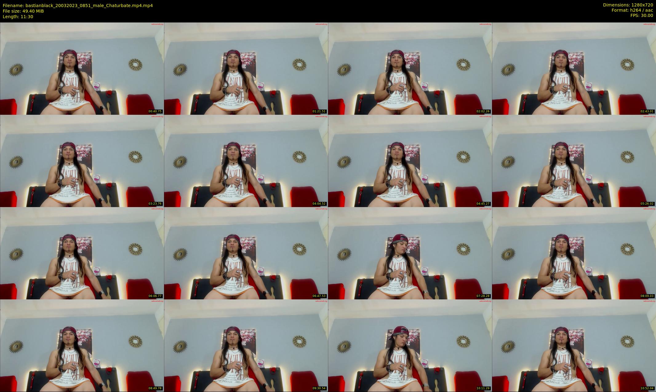 bastianblack — 12 minute Chaturbate male cam show recording, 720p, Mar 20, 2023