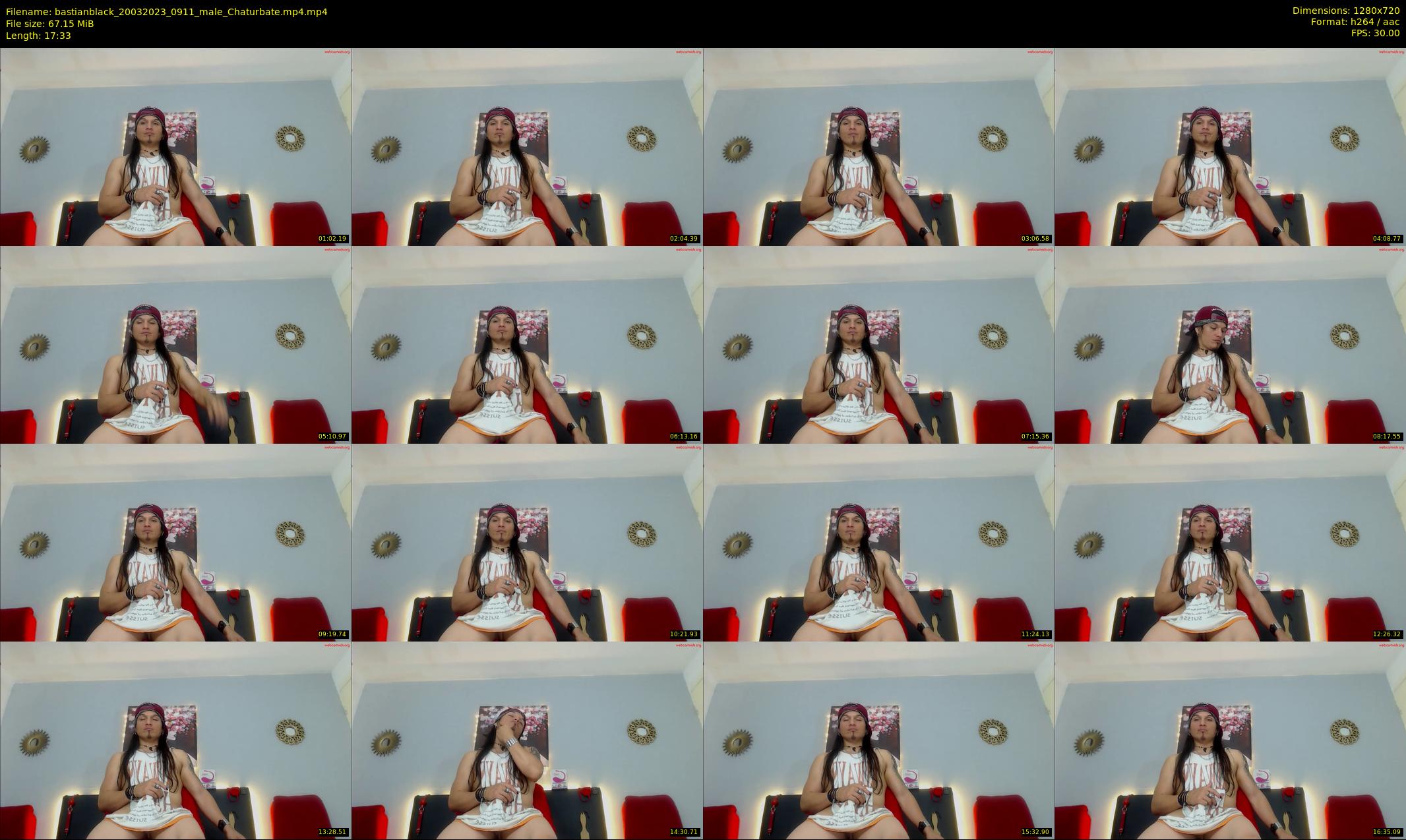 bastianblack — 18 minute Chaturbate male cam show recording, 720p, Mar 20, 2023