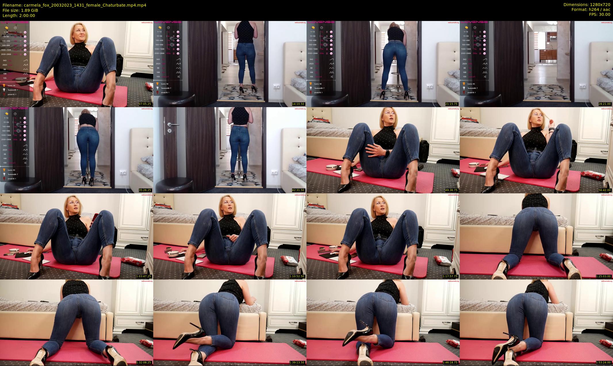 carmela_fox — 120 minute Chaturbate female cam show recording, 720p, Mar 20, 2023