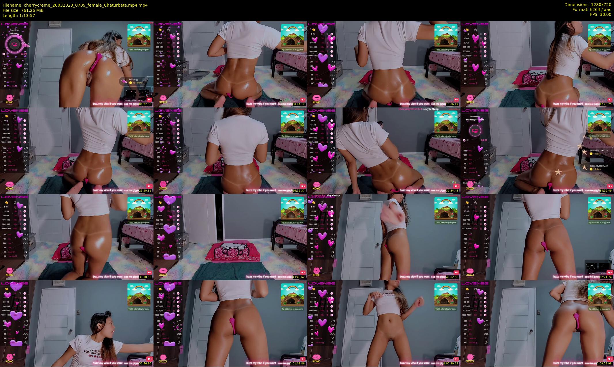 cherrycreme — 74 minute Chaturbate female cam show recording, 720p, Mar 20, 2023
