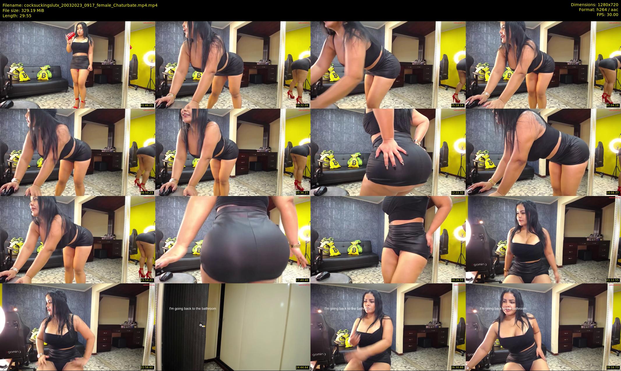 cocksuckingslutx — 30 minute Chaturbate female cam show recording, 720p, Mar 20, 2023