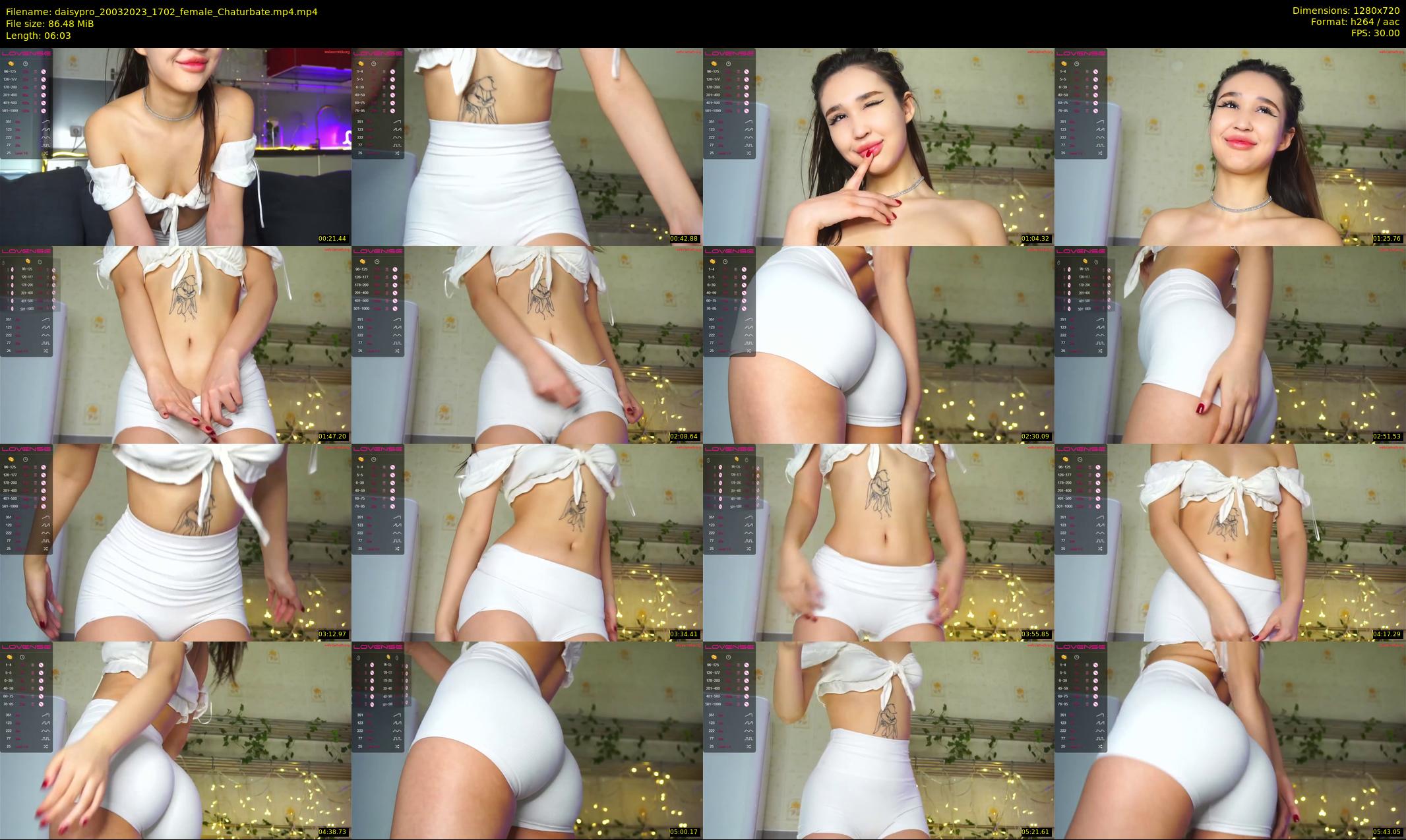 daisypro — 7 minute Chaturbate couple cam show recording, 720p, Mar 20, 2023